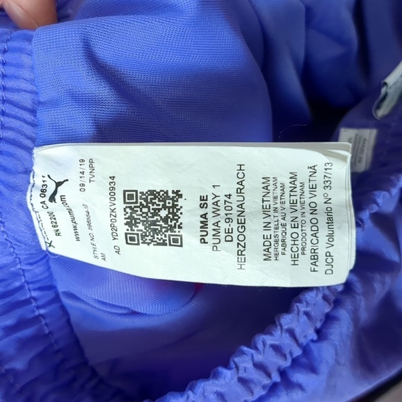 PUMA retro color block track pant joggers size large - Picture 7 of 9